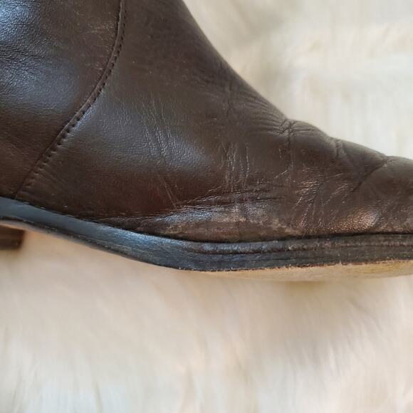 Coach Cheyenne Size 6 Chestnut Leather Riding Boot - Picture 9 of 15